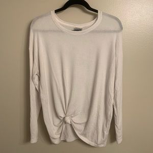 White sweater/ long sleeve top